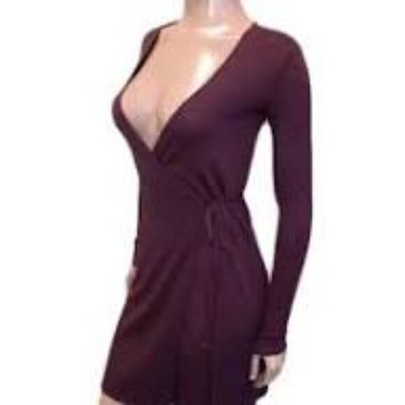 Aritzia Wilfred Chen Wrap Knit Dress GUC - Picture 2 of 4